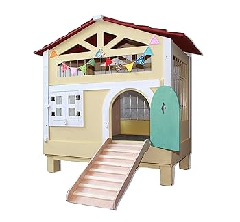 Amazon | もちつき うさぎ用ケージ 壱番館 北欧デザインペット
